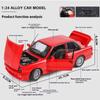 1/24 Scale BMW M3 1988 Street Car Diecast Alloy Metal Model Car Collection Hobbies Decorative Ornament Gift Box for Boyfriend Present