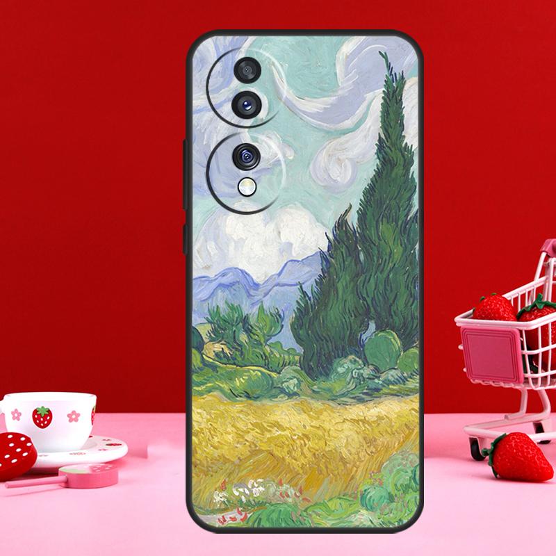 Масляная картина Ван Гога Чехол для Honor Magic 7 5 6 Pro V5 Для Honor 200 400 50 70 90 Lite X8a X8b X9a X9b X9c Чехол