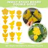 30Pack Plant Sticky Trap Fungus Gnat Traps Killers For Indoor And Outdoor, Fruit Fly Sticky Strips Protecting Houseplant, No Poison And Odorless