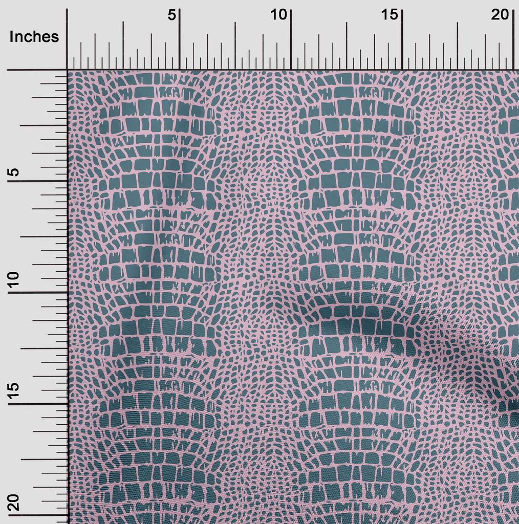 oneOone Хлопковая гибкая ткань лаймово-зеленого цвета, крокодиловая кожа животных, принадлежности для квилтинга, ткань для шитья с принтом в ярдах, 40 дюймов