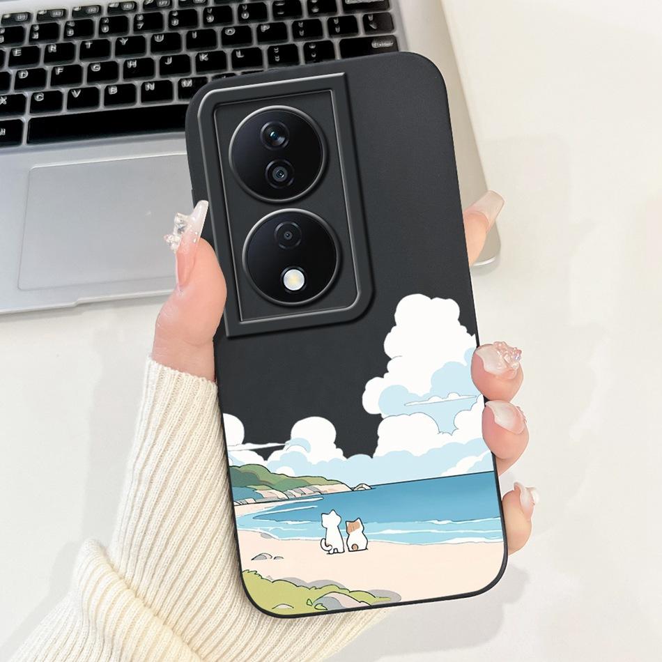 Для Honor X7b Милый Чехол Мультяшная Панда Кролик HonorX7b X 7B 4G CLK-LX1 LX2 LX3 Защита Камеры Мягкие Силиконовые Чехлы для Телефона