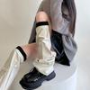 Y2K Leg Warmers Lace Boot Socks New Leather Leg Covers  Women Girls