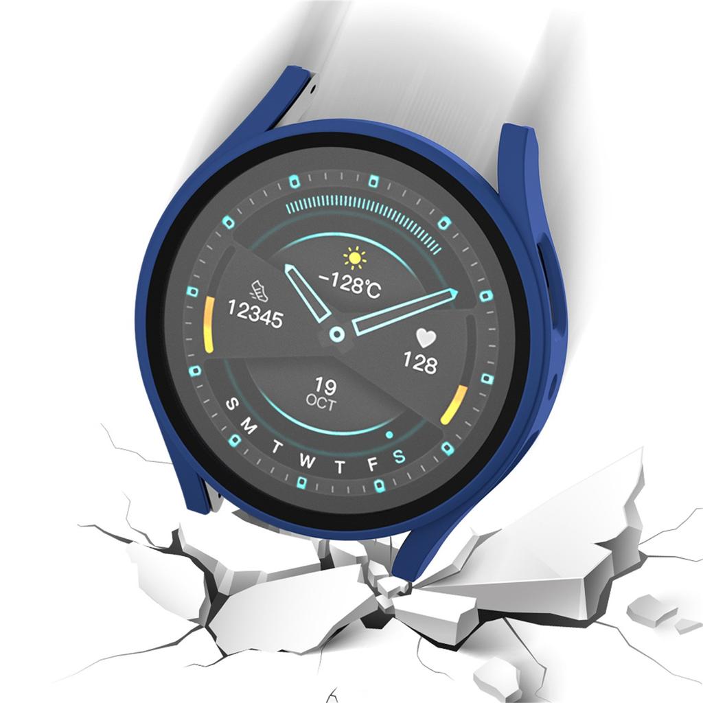 Для Galaxy Watch 5 5Pro 40 44 45 мм Защитная пленка для экрана с закаленным стеклом, жесткий бампер для ПК, защитный чехол для лица, аксессуары