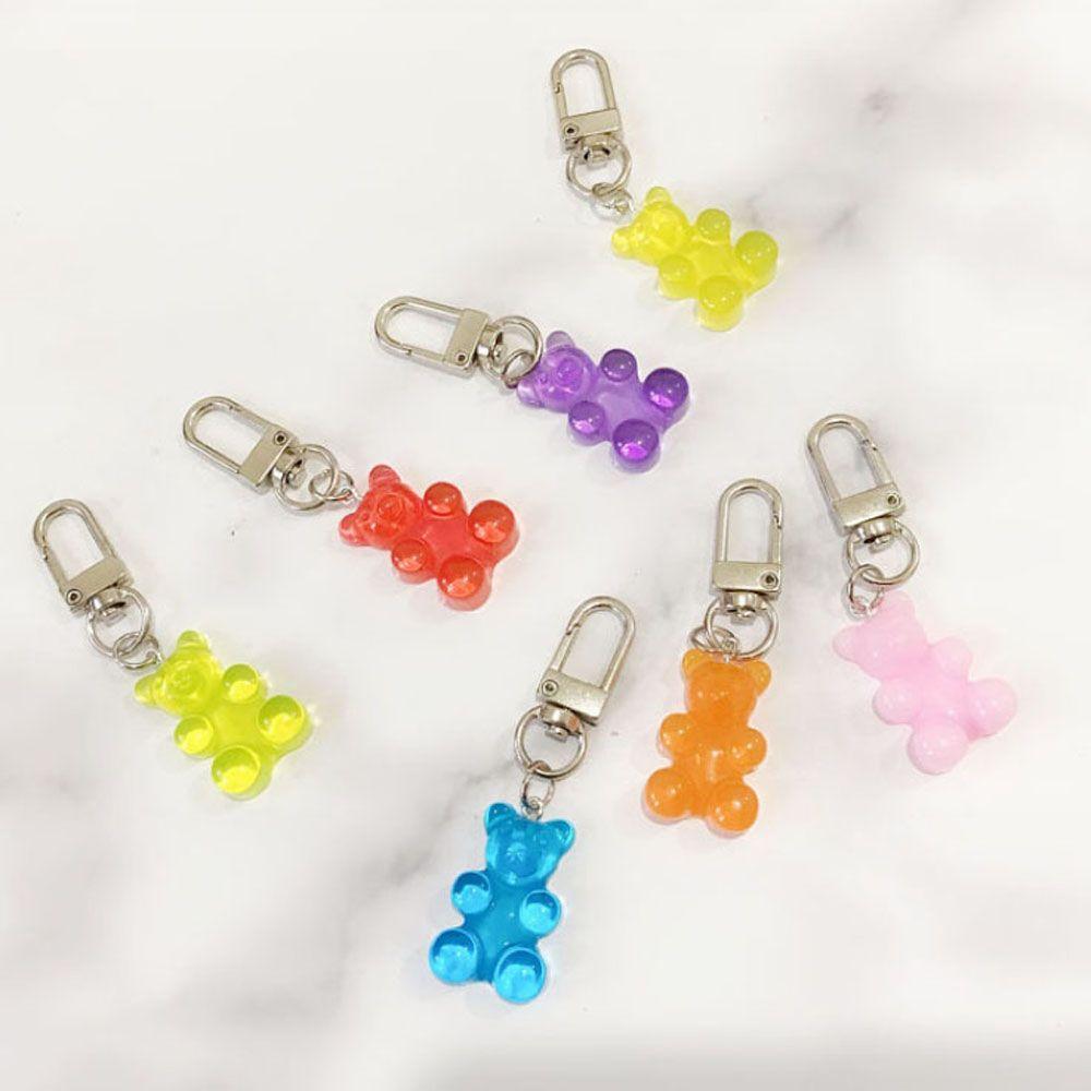 Couple Cute Trinket Earphone Cover Charm Animal Jewelry Fashion Accessories Key Ring Key Chain