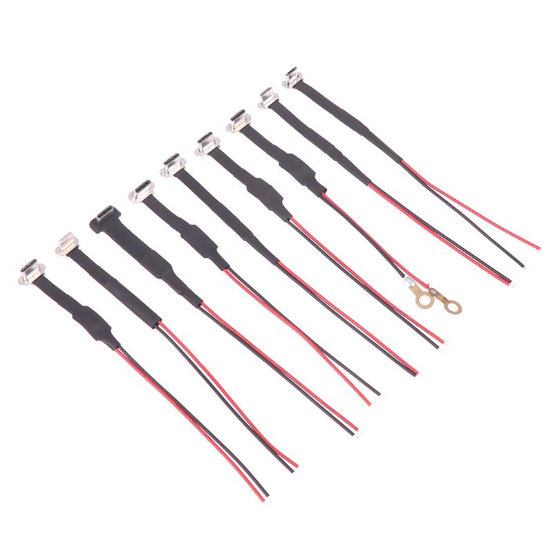 Разъем Type-C Micro USB 'папа' с FPC 2-контактным 3-контактным; Плоский удлинительный провод для быстрой зарядки с резистором R1 для мобильных телефонов