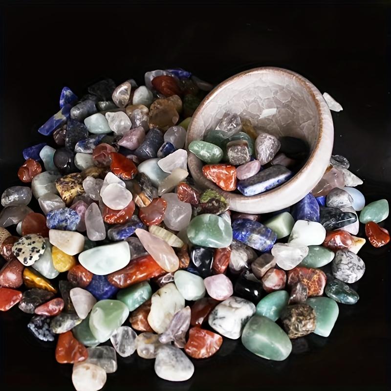 50 г/пакет Натуральные смешанные цветные дробленые камни - Идеально для украшения аквариума!