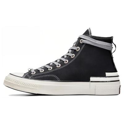 Chuck 70 Взломанный каблук Удобные Повседневные Дышащие Высокие Эспадрильи Унисекс Черные