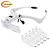 Five Magnification Lightweight 3.5x Head-mounted Reading Magnifier with Interchangeable Frame/Headband