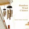 6 Tubes Bamboo Wind Chime Natural Coconut Shell Wind Chimes Handmade Wind Chime