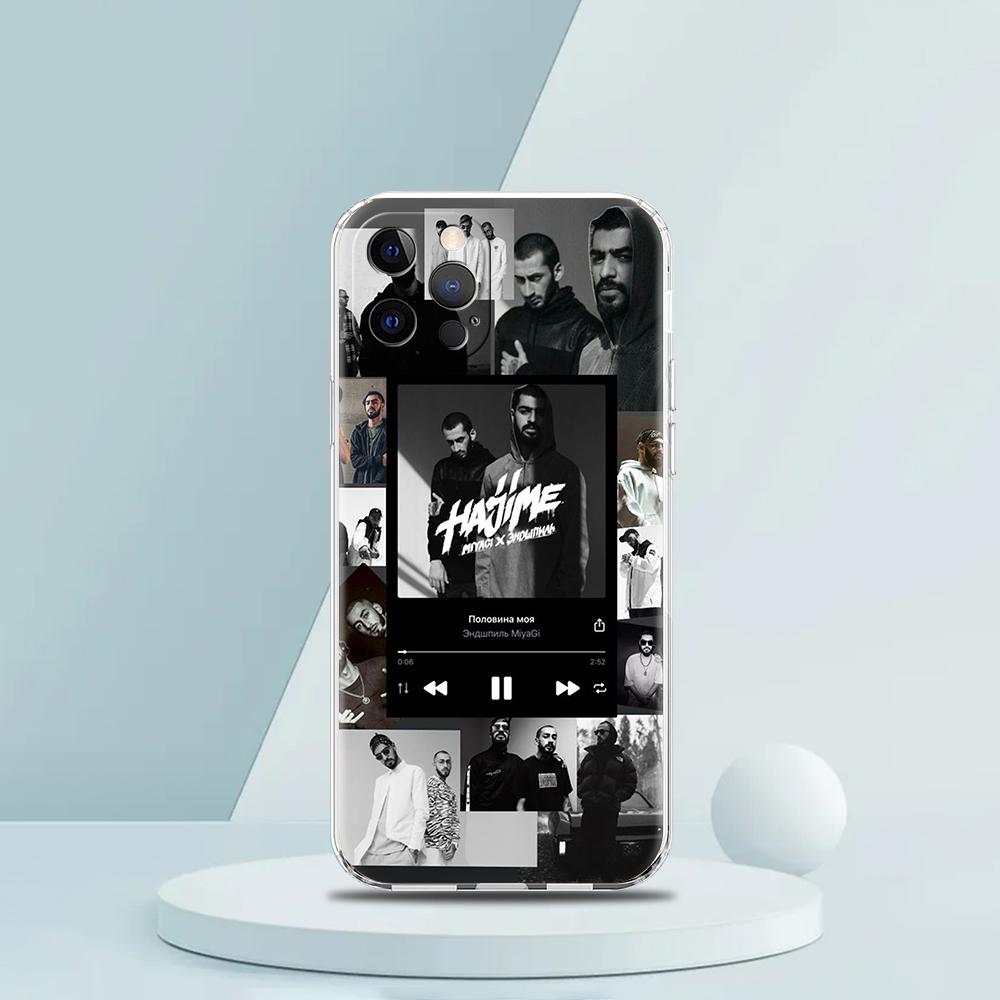 Hajime MiyaGi Andy Phone Case for iPhone 16 15 14 13 12 Pro Max Transparent TPU for iPhone 11 Pro Max 7 8 Plus XS XR Shell Capas