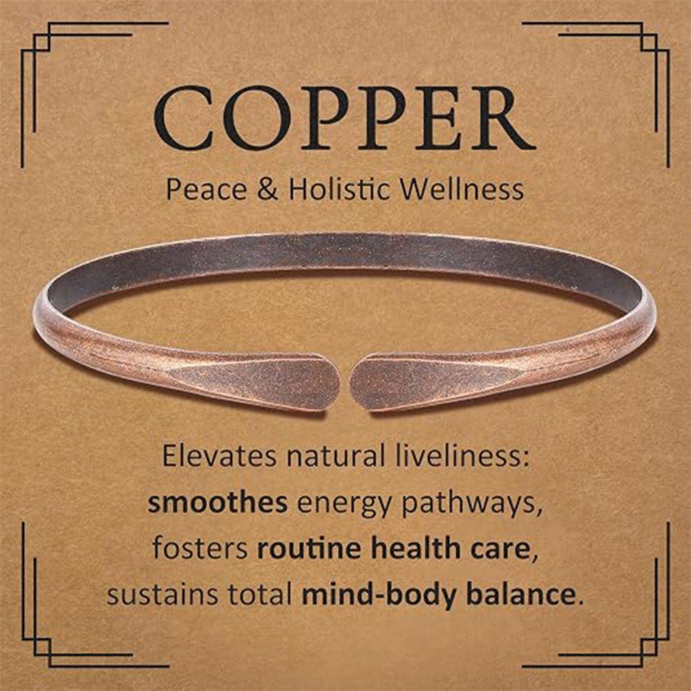 Adjustable Cuff Bracelet Waterproof Bangle Jewelry Durable Copper Bangle Daily Wear