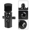 Oil Catch Can 0.75L Black AN10 Connector with Air Filter