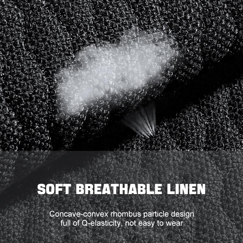 SEAMETAL Flax Car Seat Cover Front/ Rear Linen Fabric Cushion Breathable Protector Mat Pad Universal For Most Truck SUV Van