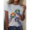 Funny Animal Women's T-Shirt 3d Print T-Shirt Characters Cute Animal Harajuku Casual Short Sleeved Top Oversized Female Clothing  4105 KTB