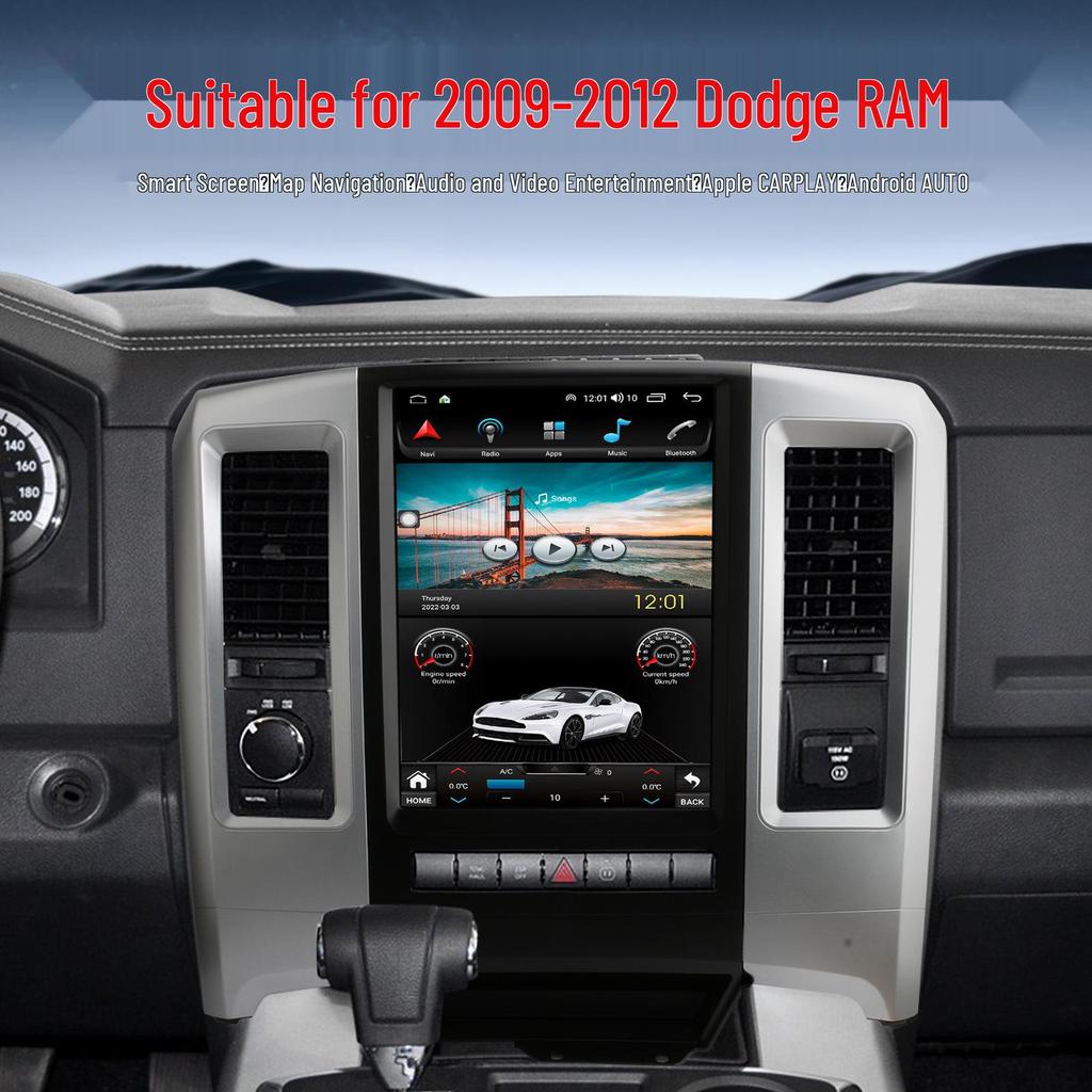 Bluetooth CarPlay Смарт-Навигационная Радиосистема для Dodge RAM 2009-2012