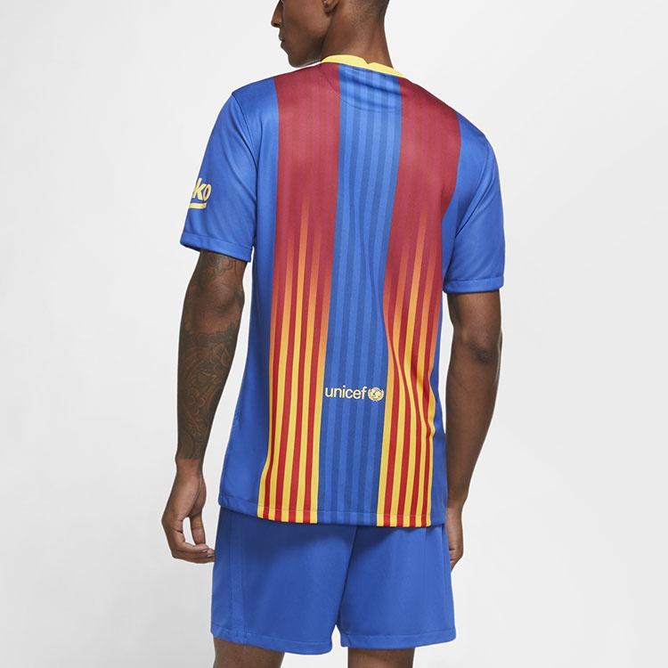 Nike FC Barcelona 20/21 4th Jersey 'Blue' Men's CK9890-481