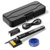 USB Интеллектуальный Электрический Паяльник Многофункциональная Паяльная Сварочная Ручка с Функцией Регулировки Температуры 300-400℃