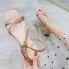Fashion 2025 Summer Women's Sandals Open Toe Ankle Buckle Sandals Casual Outdoor Professional Low Heels Square Shoe Head Women Shoes