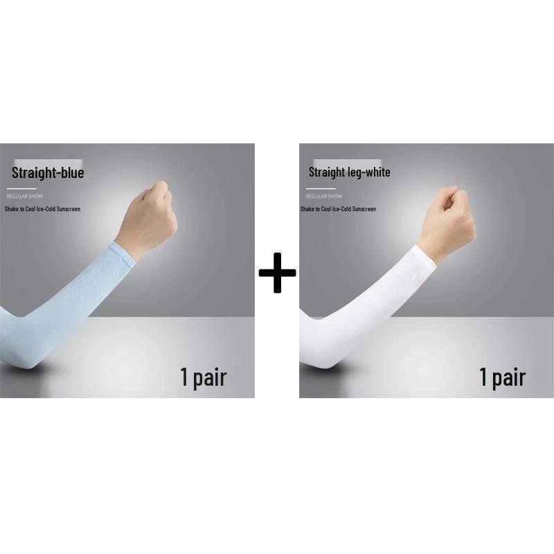 Ледяные рукава с защитой от УФ-лучей для мужчин и женщин - Тонкий стиль, велосипедные перчатки и налокотники