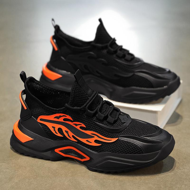 Мужская обувь, повседневные кроссовки, дышащая легкая спортивная обувь, уличная сетчатая черная прогулочная обувь, спортивные кроссовки для бега, теннисные кроссовки