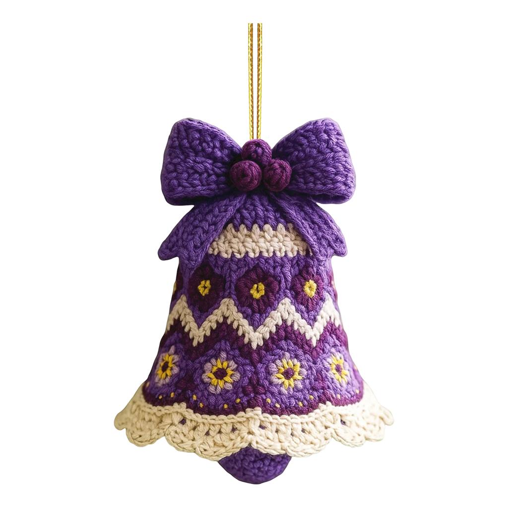 2D Christmas Bell Pendant, Christmas Tree Pendant, Home Decoration, Acrylic Pendant