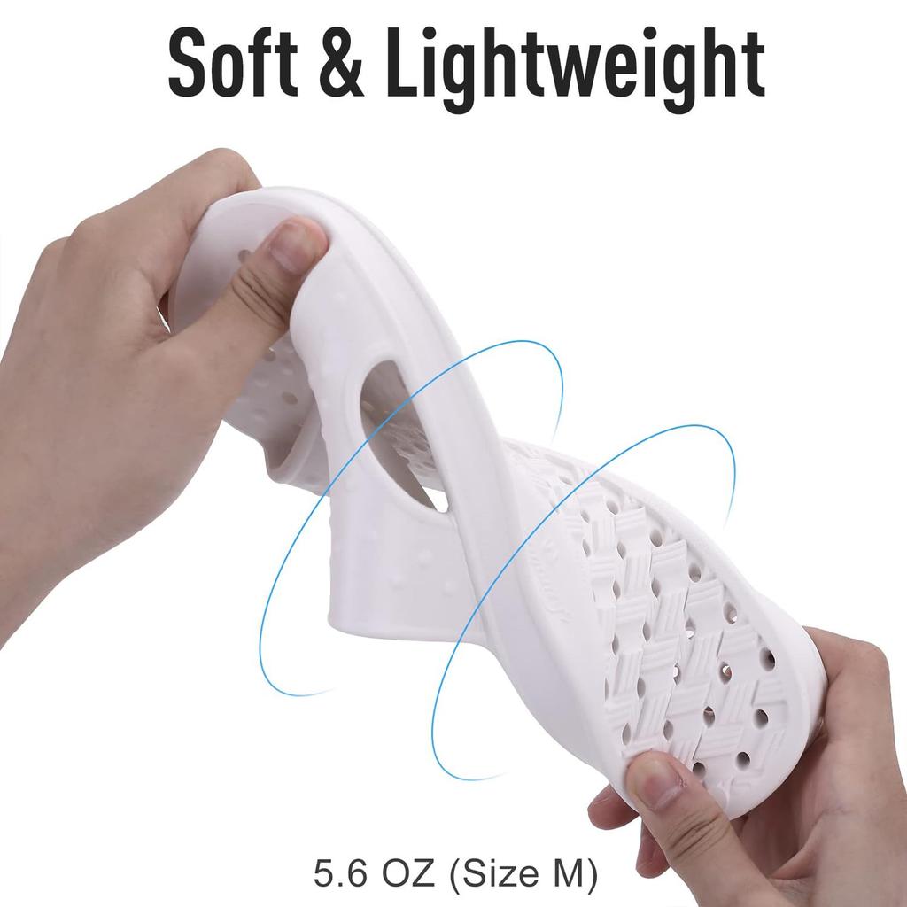 Fashion Crestar Women's Summer Shower Shoes Fashion Open Toe Quick Drying Slippers With Arch Support Light Beach Sandal With Drain Holes