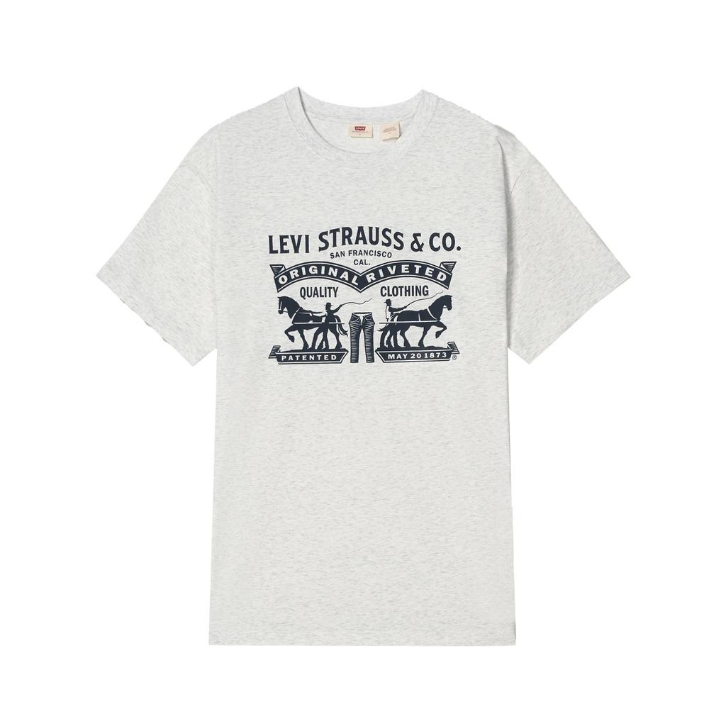 Levis Свободная футболка с коротким рукавом Унисекс Топы 006WZ-0001
