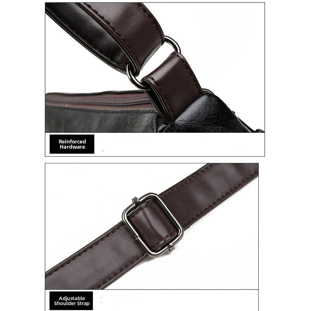 Large Capacity Women PU Shoulder Bag PU Leather Messenger Bag Crossbody Handbag Streetwear