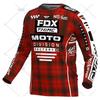 Популярный в мире FOX downhill костюм для бездорожья мужская длинная футболка для мотоцикла DH костюм для горного велосипеда верх