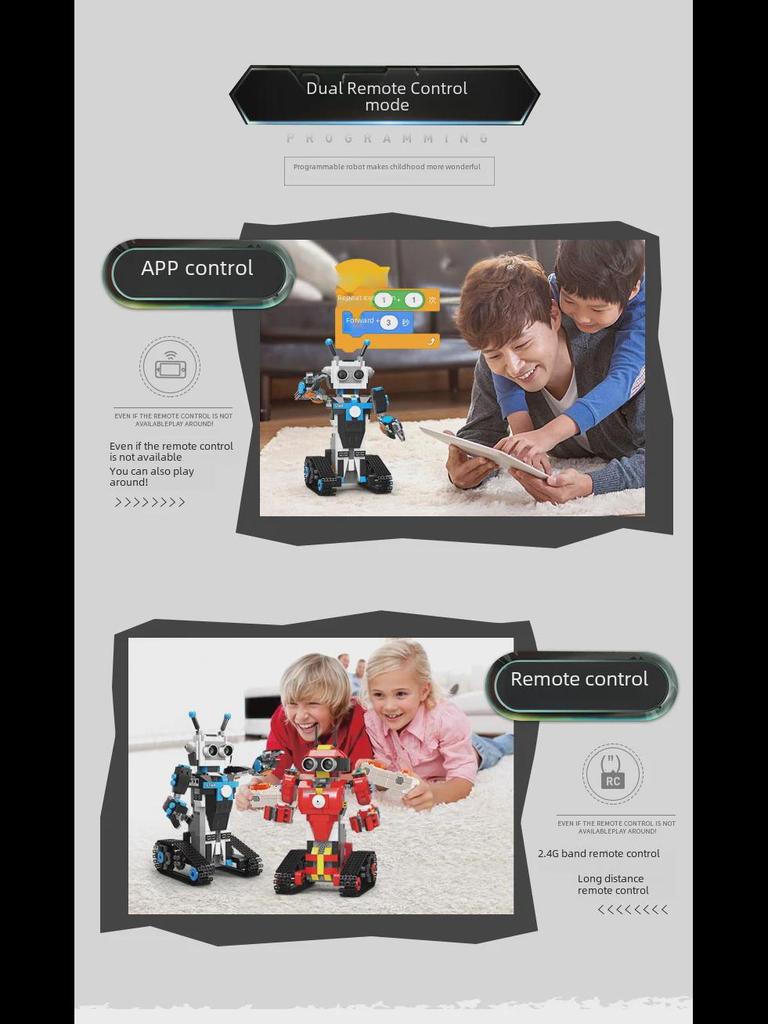 STEM Educational Robot MOC Building Blocks for Kids