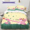 The Pink Panther Pattern Bedding Quilt Set  Home Decoration  Gift (1 * duvet cover + 2 * pillowcase  without core)