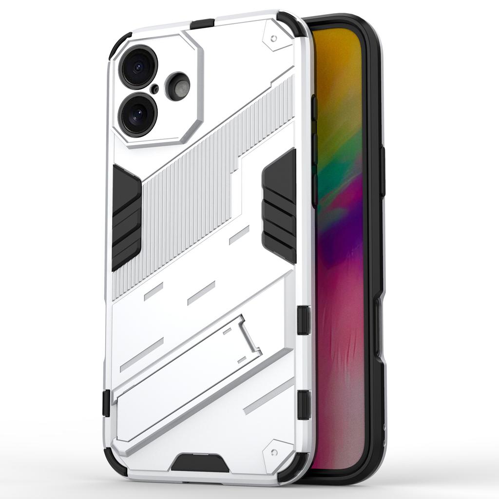 Чехол для iPhone 16 Plus PC+TPU Противоударный Чехол для телефона с подставкой