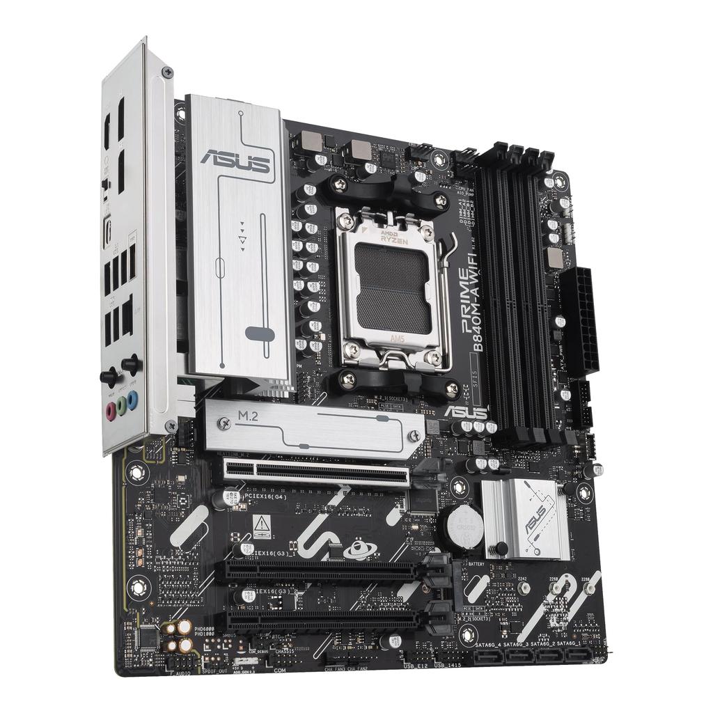 ASUS AMD AM5 AMD B840 micro-ATX motherboard, compatible with Ryzen 9000, 8000, and 7000 Series PRIME B840M-A WIFI-CSM (Authorized Japanese