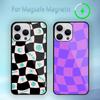 Чехол для телефона Crazy Checkered для iPhone 15 14 13 12 11 Plus Pro Max Magsafe с магнитной беспроводной зарядкой