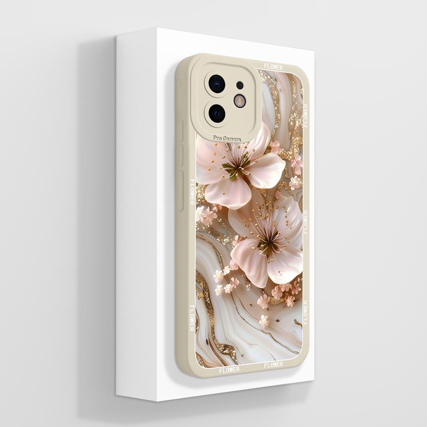 Для iPhone 12 11 XR 6 7 8 Plus Mini Pro Max Чехлы для телефонов Милые плюшевые узоры с кроликами Жидкий силикон Пылезащитная защита Мягкая задняя крышка Для чехла iPhone