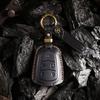 Handmade Leather Retro Key Cover for Cadillac XT5/XT4/XT6