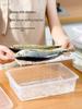 Пластиковый контейнер для хранения свежих продуктов в японском стиле с крышкой для холодильника