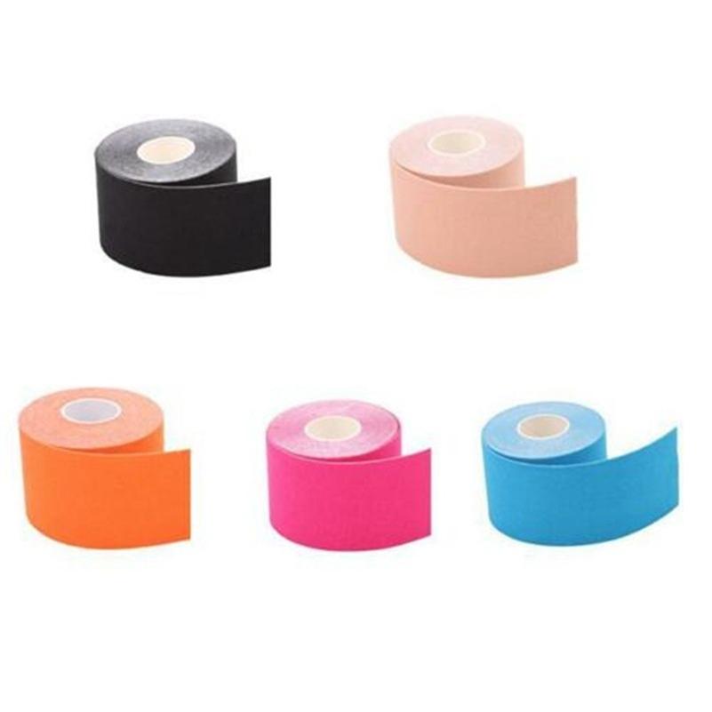 1 рулон кинезиологической ленты для мышц, спортивной, спортивной, эластичной, физиотерапевтической, 5 см х 5 м