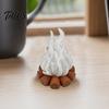Художественные изделия для офисного стола 3D-печатный светящийся в темноте костровой орнамент, центральный элемент, лампа-костер, уникальные орнаменты, идеи подарков, креативный костер