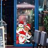 Christmas Glass Door Window Stickers Christmas Day Decoration Static Electricity  Sticker Home Decor Easy To Remove