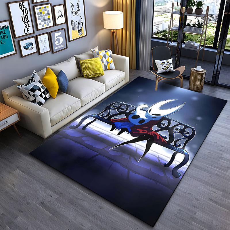 Hollow-Inspired Bench Scene suitable as a non-slip mat for the living room or bedroom sofa