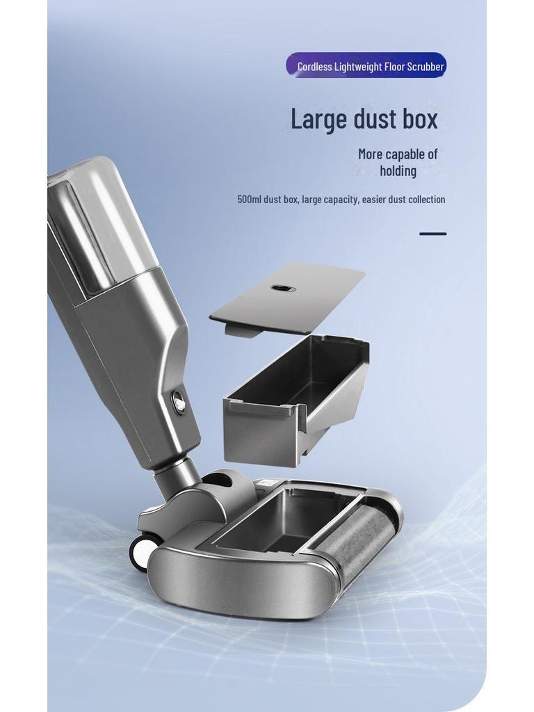 Умный очиститель пола 3 в 1: Поломоечная машина, пылесос и подметальная машина с функцией самоочистки и стерилизации для домашнего использования.