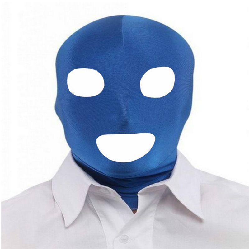 Косплей Сексуальная вечеринка на Хэллоуин Лайкра Спандекс Зентаи Открытые Глаза Рот Полный Капюшон Маска