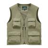 New Multi-pocket Photographer Waterproof Vest Vest Sleeveless Outdoor Quick-drying Fishing Vest Men's Thin Section