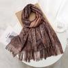 Warm Luxury Brand Cashmere Scarf Women Thick Print Shawl and Wraps Ladies Blanket Foulard Winter Pashmina Bandana Bufanda