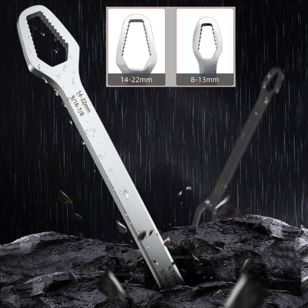 8-22mm Adjustable Bicycle Car Hand Tool Repair Tools Universal Wrenches Double-Head Wrench Spanner