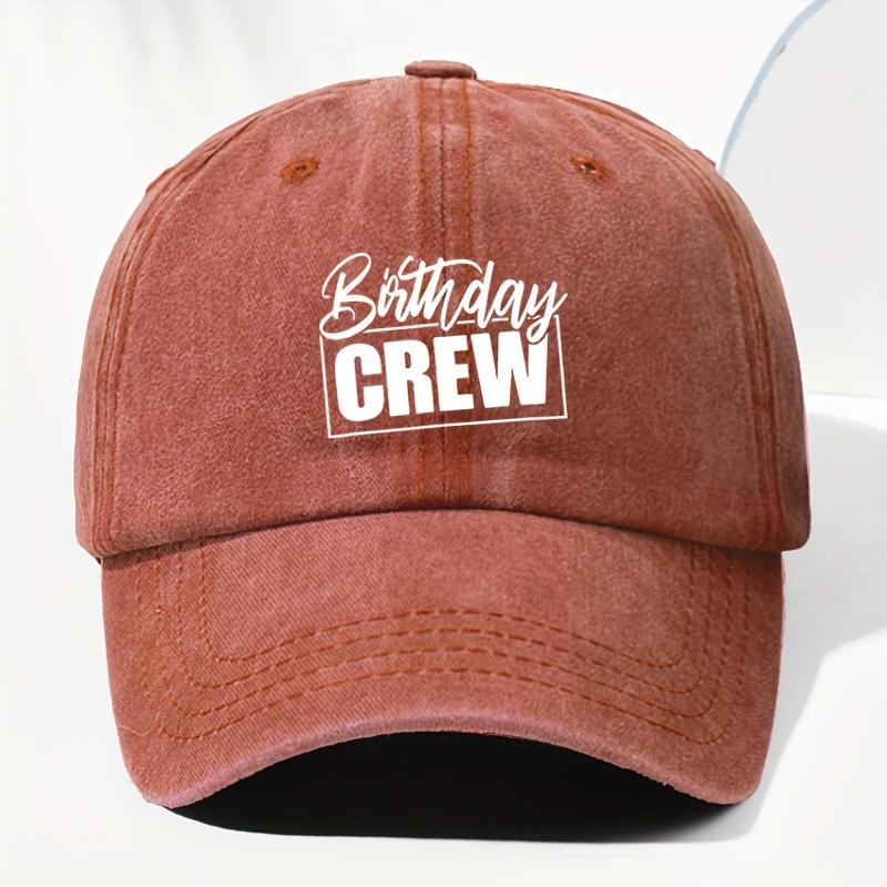 Unisex Letter Print Retro Baseball Cap Adjustable Lightweight Trucker Cap Casual Visor Hat
