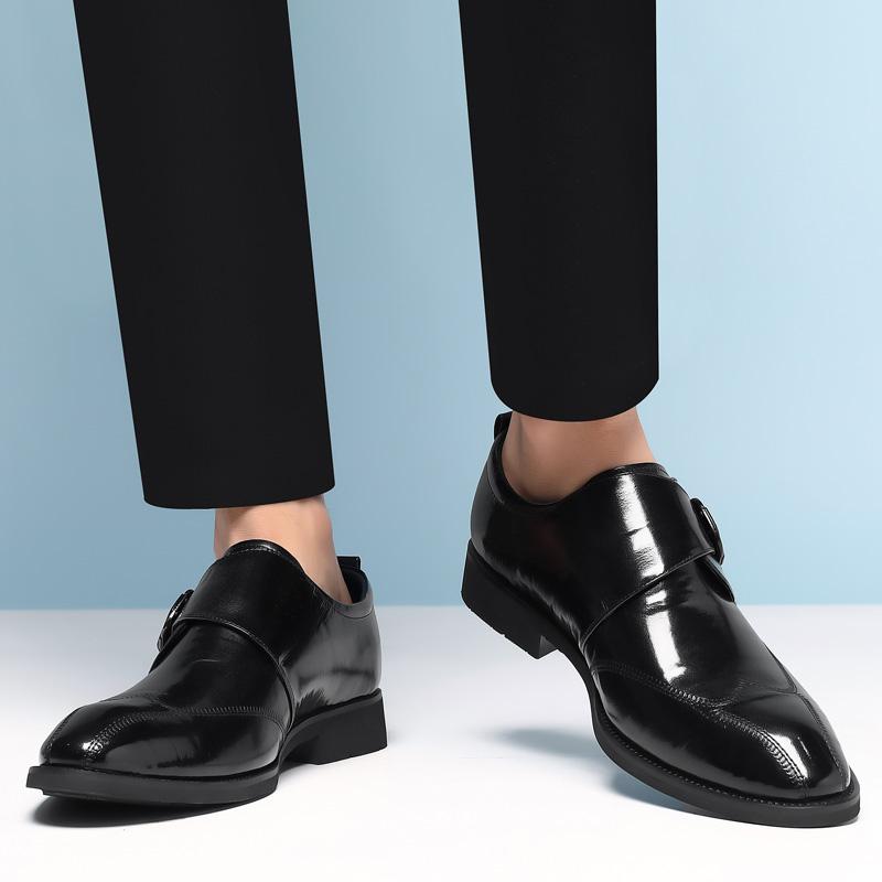 Высококачественные официальные кожаные мужские туфли, дышащая мужская повседневная обувь, итальянские люксовые брендовые нескользящие мужские туфли для вождения с капюшоном