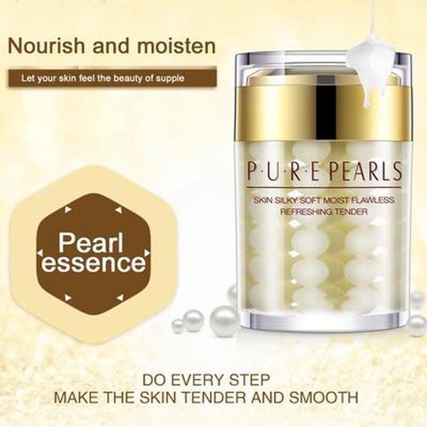 Bioaqua Жемчужный увлажняющий крем для лица, эссенционный крем с гиалуроновой кислотой, гладкая кожа, против морщин, уход за кожей