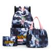 3Pcs/set Dragon Ball Colorful Backpack with Lunch Bag for Women Student Teenagers Rucksack Casual School Bags Sets